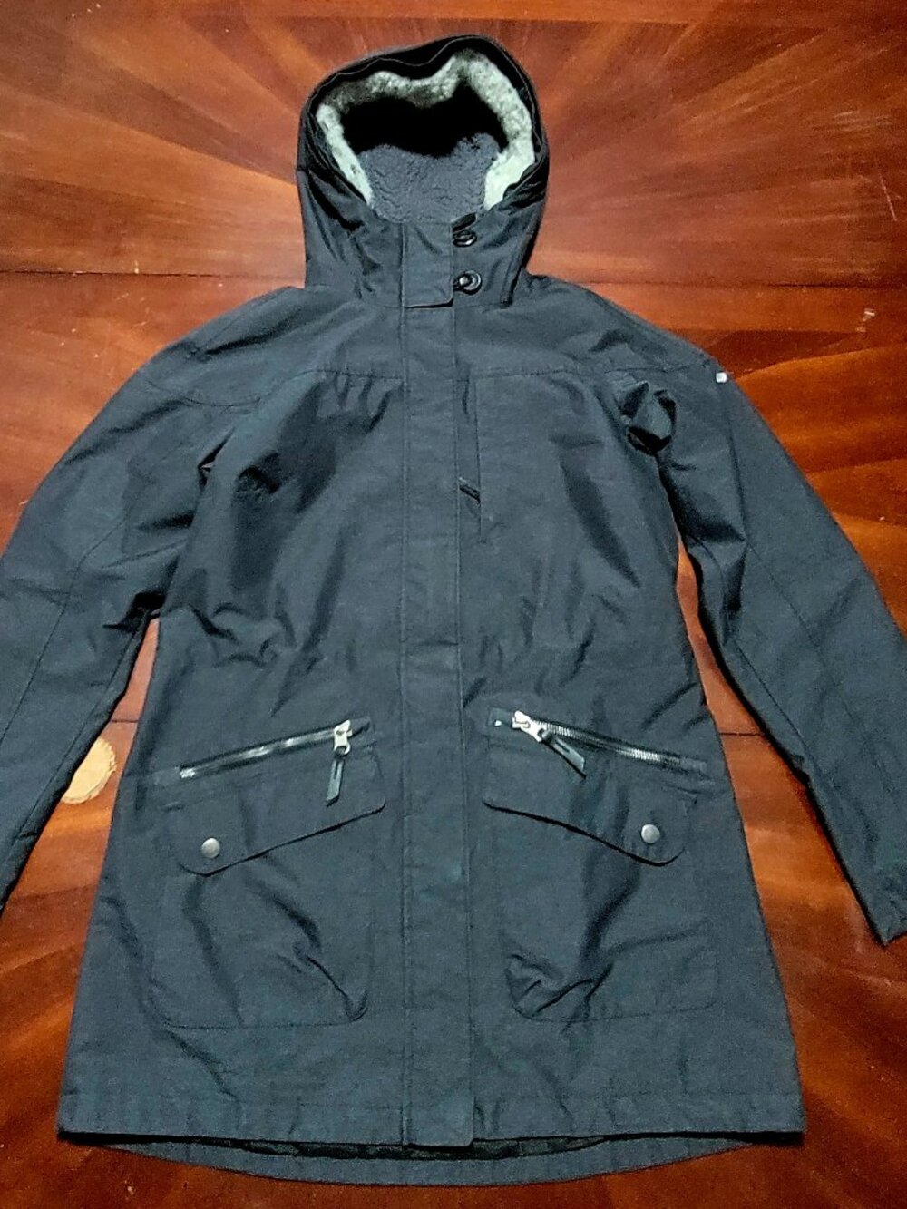 Columbia Carson Pass Interchange 3-in-1 Jacket Women Small Black Waterproof Ski